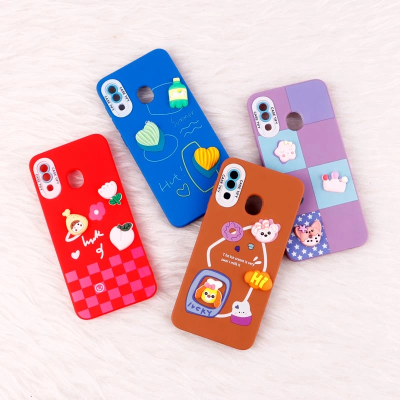 قاب Pro Camera سامسونگ Galaxy A20 / A30 عروسکی برجسته محافظ لنزدار