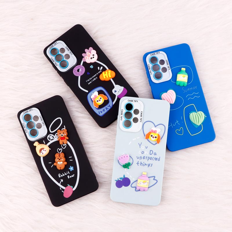 قاب Pro Camera سامسونگ Galaxy A52 / A52s عروسکی برجسته محافظ لنزدار
