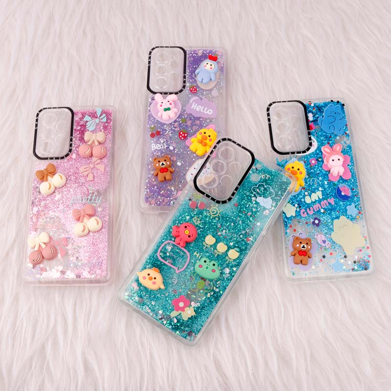 قاب آکواریومی Casetify سامسونگ Galaxy A73 عروسکی برجسته محافظ لنزدار