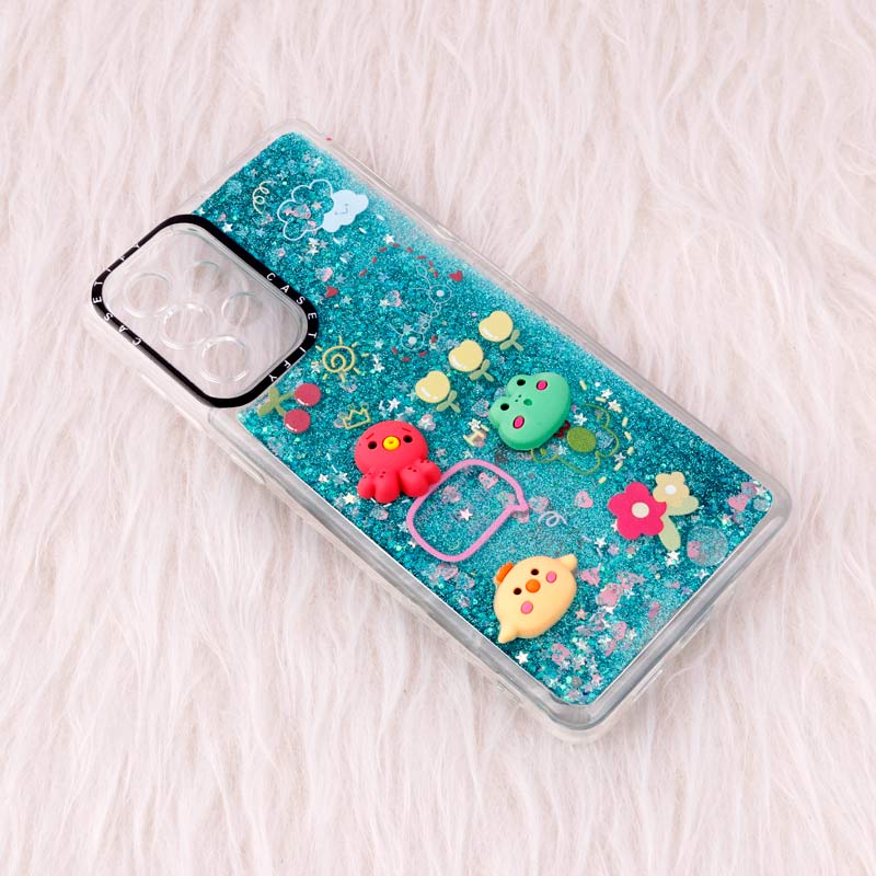قاب آکواریومی Casetify سامسونگ Galaxy A73 عروسکی برجسته محافظ لنزدار