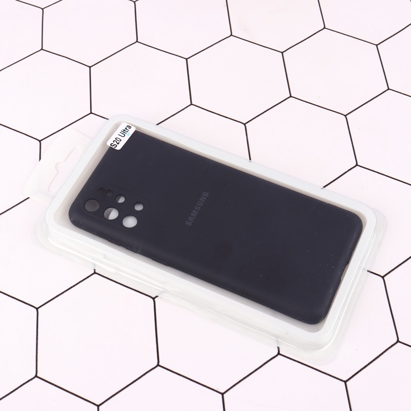 قاب محافظ لنزدار سیلیکونی Highcopy سامسونگ Samsung Galaxy S20 Plus مشکی