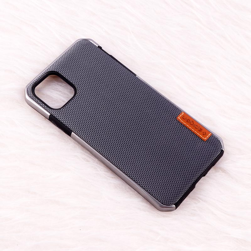 قاب طرح Spigen آیفون iPhone 11 Pro Max طوسی