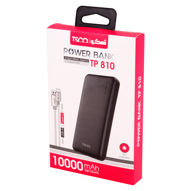 پاور بانک 10000 تسکو TSCO TP 810 10.5W