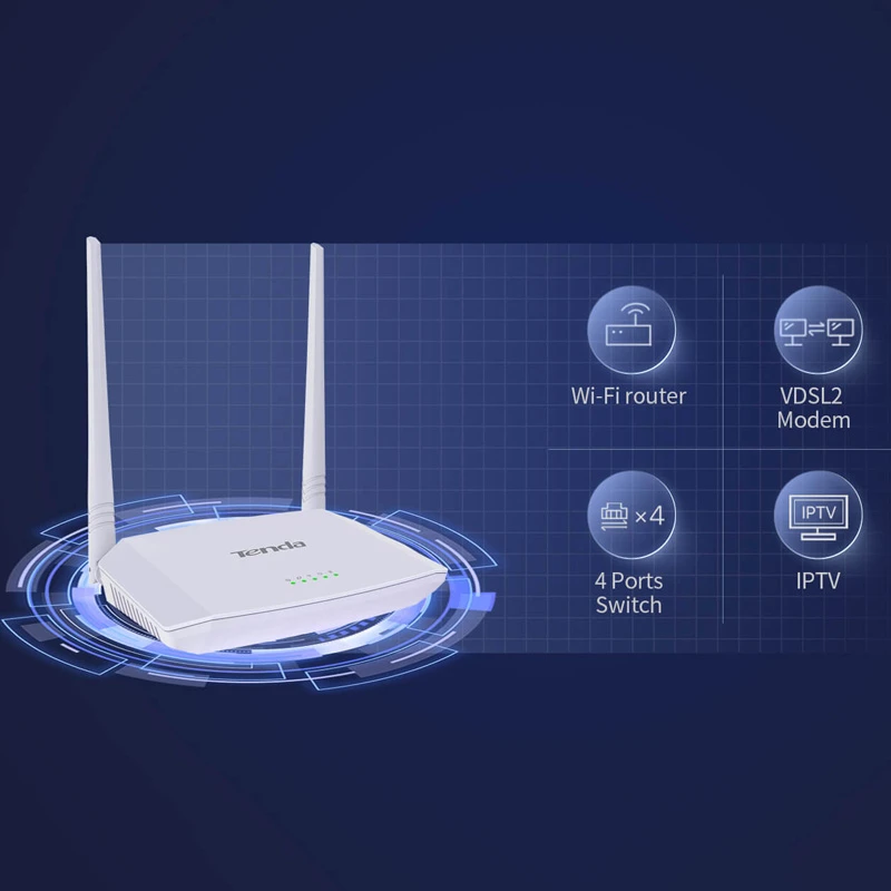 مودم روتر ADSL / VDSL2 تندا V300