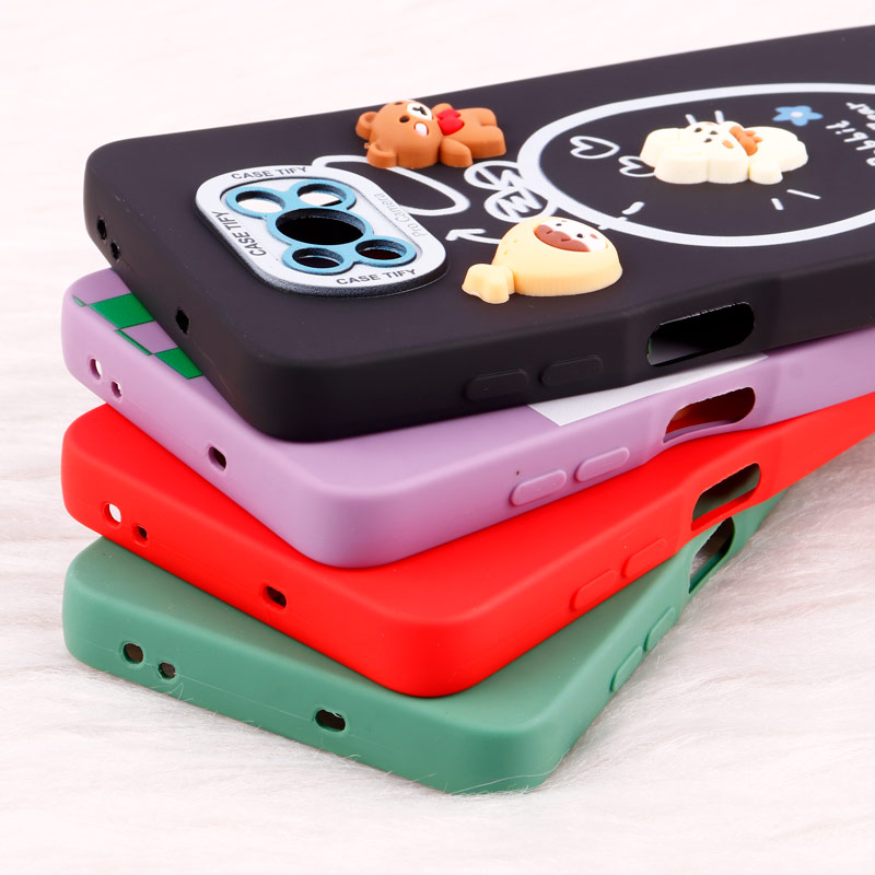 قاب عروسکی برجسته Pro Camera محافظ لنزدار Xiaomi Poco X3