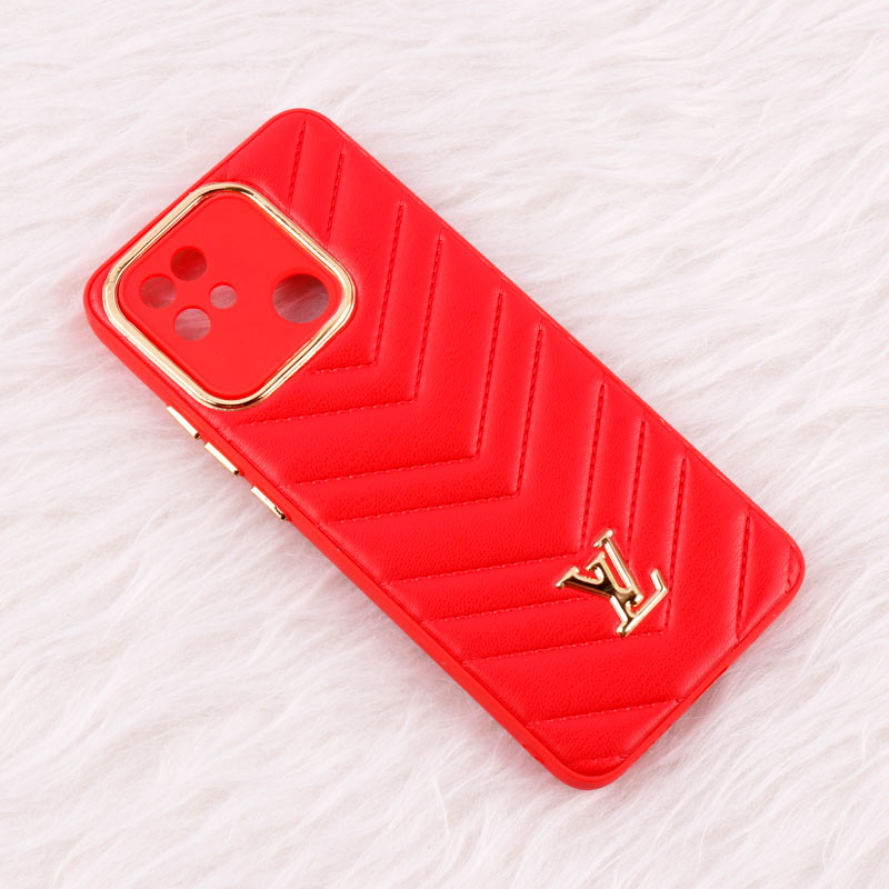 قاب پافر چرمی لوزی محافظ لنزدار Xiaomi Redmi 10C