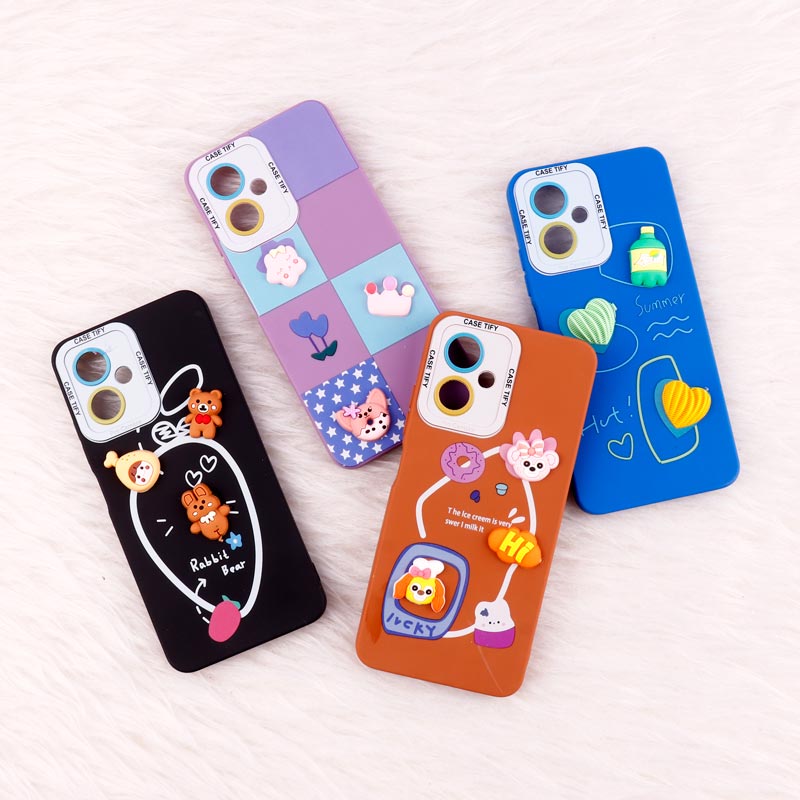 قاب عروسکی برجسته Pro Camera محافظ لنزدار Xiaomi Redmi Note 12 (China)