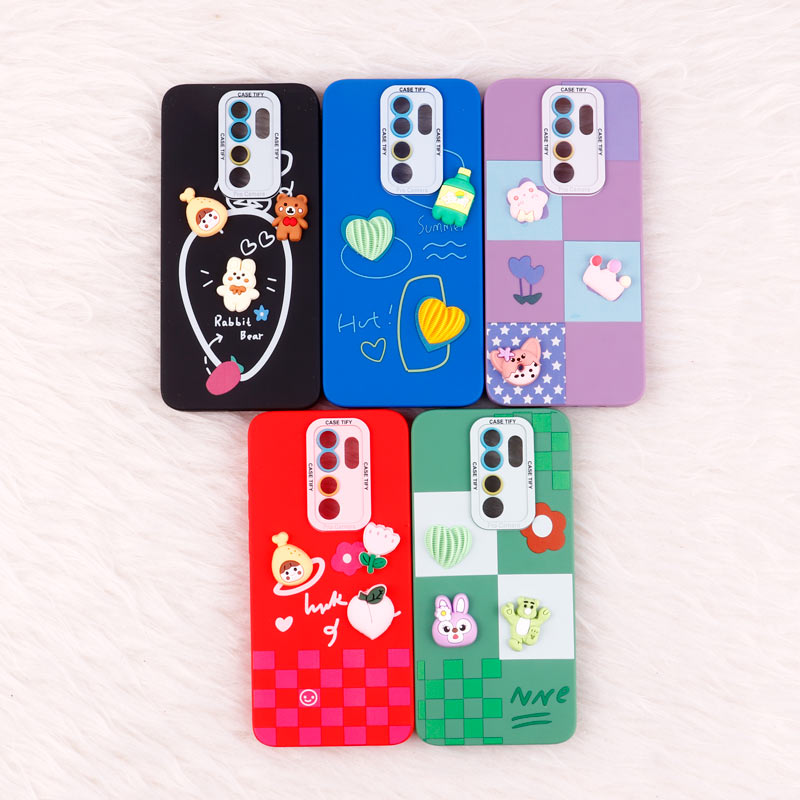 قاب عروسکی برجسته Pro Camera محافظ لنزدار Xiaomi Redmi Note 8 Pro