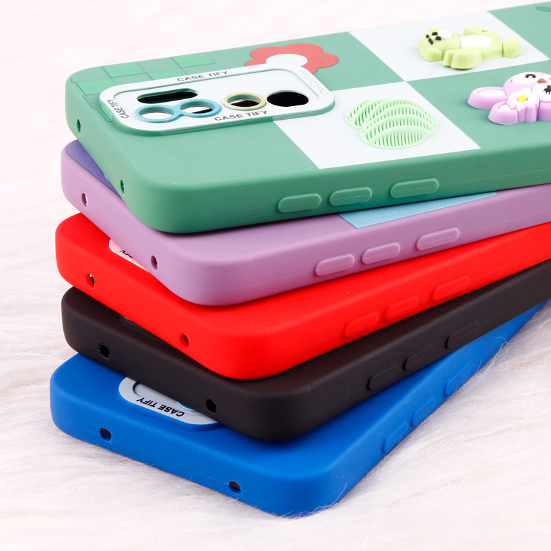 قاب عروسکی برجسته Pro Camera محافظ لنزدار Xiaomi Redmi Note 8 Pro