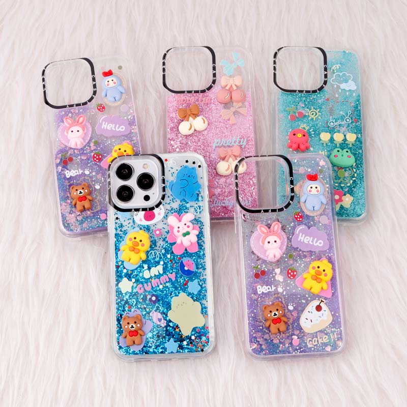 قاب آکواریومی Casetify آیفون iPhone 13 Pro Max عروسکی برجسته