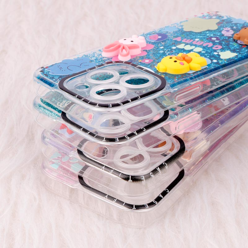 قاب آکواریومی Casetify آیفون iPhone 14 Pro عروسکی برجسته محافظ لنزدار